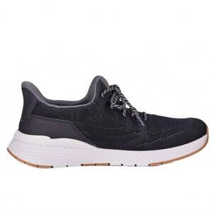 NEW DREW men echo arch support comfort sneaker in black mesh combo